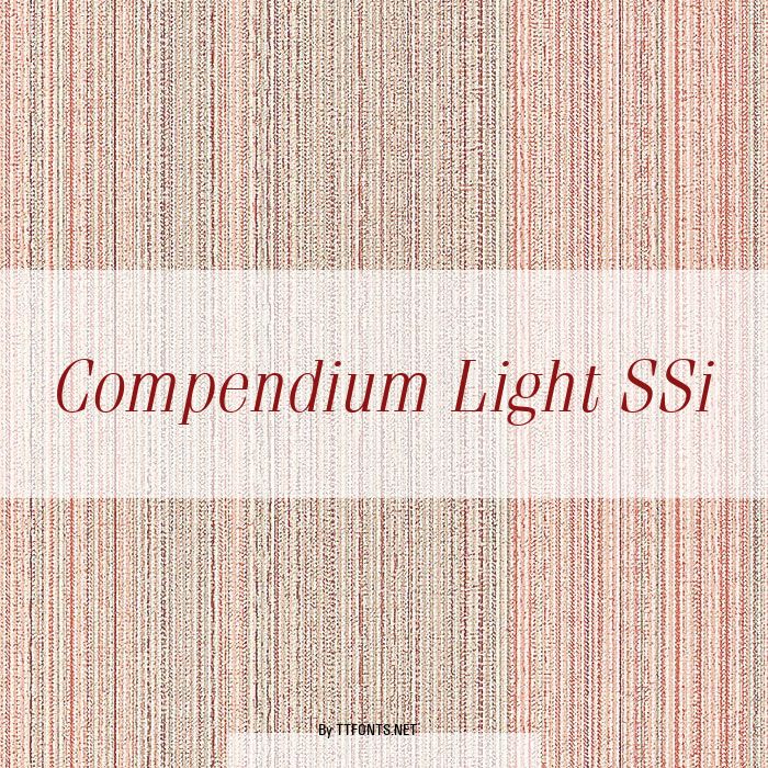 Compendium Light SSi example